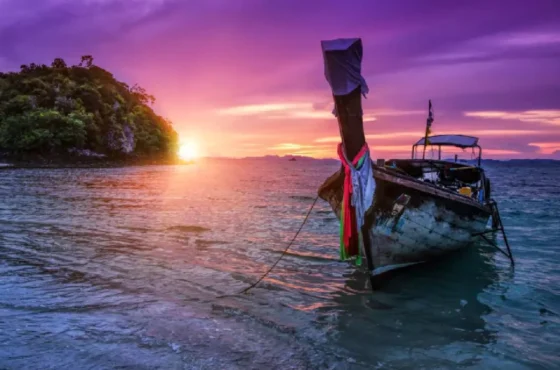 7 Islands Snorkel sunset Visit Krabi by Longtail boat & BBQ Dinner